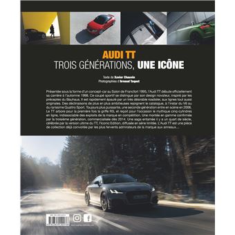 AUDI TT, trois générations, une icône