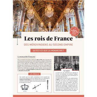 Les rois de France - Dépliant