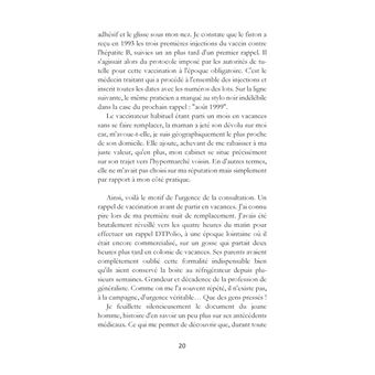 Vaccins,droit de légitime défiance