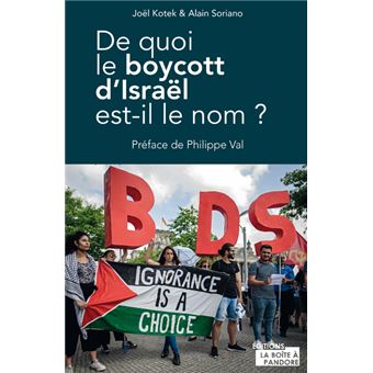 De quoi le boycott d'Israël est-il le nom ?