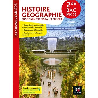 Les nouveaux cahiers - Histoire-Géographie-EMC 2de Bac Pro - Éd. 2019 - Manuel élève