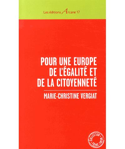 Pour une Europe de l'égalité et de la citoyenneté