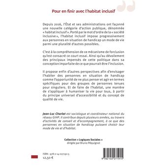 Pour en finir avec l'habitat inclusif