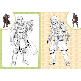 THE MANDALORIAN - Mes Coloriages avec Stickers - Star Wars