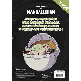 THE MANDALORIAN - Mes Coloriages avec Stickers - Star Wars