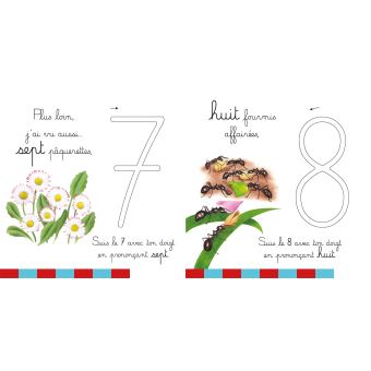 Les chiffres en creux à toucher