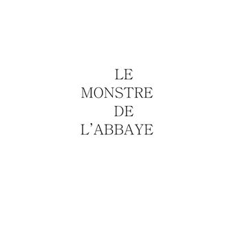 Le Monstre de l'abbaye