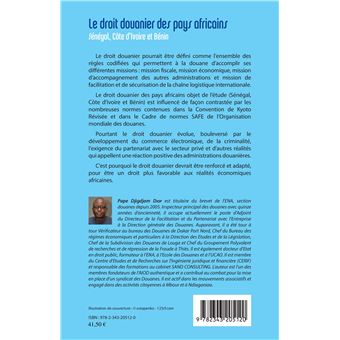Le droit douanier des pays africains