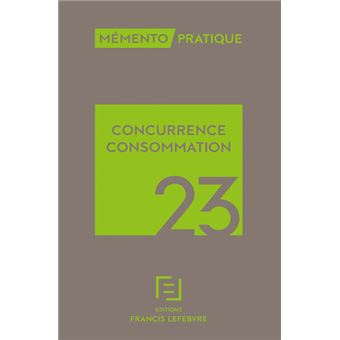 Mémento Concurrence Consommation 2023
