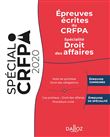 Épreuves écrites du CRFPA - Spécialité Droit des affaires - 1re ed.