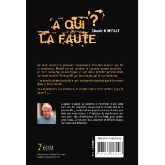 A qui la faute ?