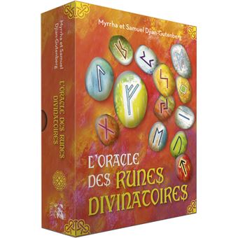 Oracle des runes divinatoires livre + 25 cartes - Boîte ou accessoire -  Samuel Djian-Gutenberg, Myrrha Djian-Gutenberg - Achat Livre