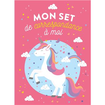 Mon set de correspondance à moi - Licornes