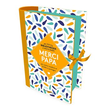 Ma petite bibliothèque à mots doux - Merci Papa