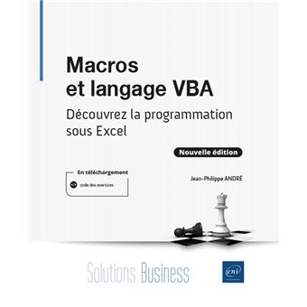 Macros et langage VBA