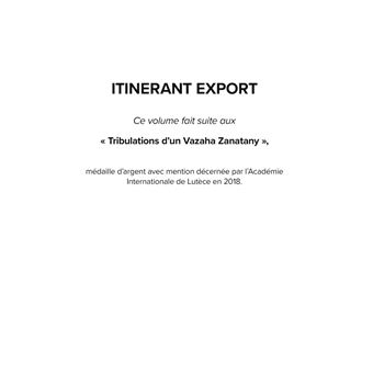 Itinérant export