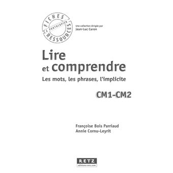 Lire et comprendre CM + Téléchargement