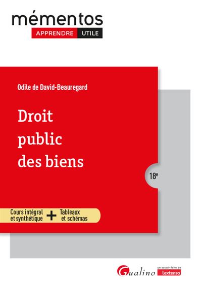 Droit administratif des biens - Odile de David-Beauregard - broché