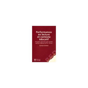 Perform.en lecture & contexte educatif - 1