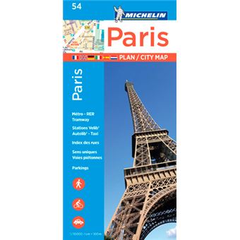 carte michelin de paris Paris   Plan Echelle 1/10000, Format carte   broché   Michelin 