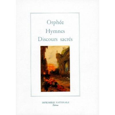 Hymnes et discxours sacres d'orphee