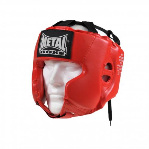 Metal Boxe Unisex Rouge Casque Boxe Entraînement Pu - Image 2