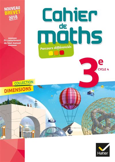 Dimensions 3e cahier de l'eleve