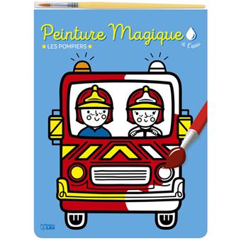 Peinture magique à l'eau, Les pompiers