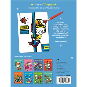 Peinture magique à l'eau, Les pompiers