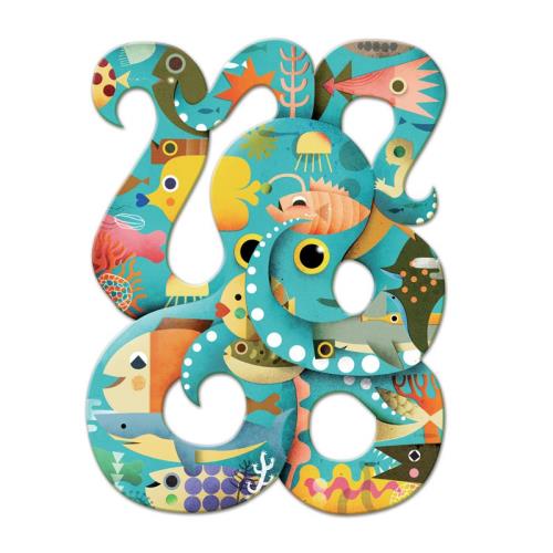 Puzzle 500p Octopus Djeco