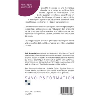 Quelle égalité pour l'école ?