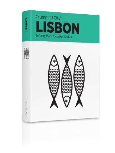 Crumpled Map - Lissabon