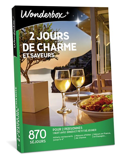 Wonderbox 2 jours de charme et saveurs FR