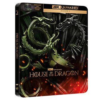 Feu et Sang, House of the Dragon : House Of The Dragon Saison 2 Steelbook Blu-ray 4K Ultra HD