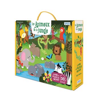 Les animaux de la jungle - Puzzle géant