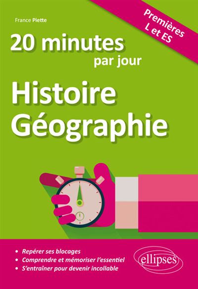 20 minutes par jour d'Histoire-Géographie 1ères L et ES