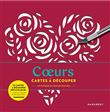 Cartes à découper - Coeurs
