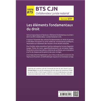 Les fondamentaux de droit (U31)