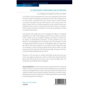 La nécessaire valorisation de la richesse