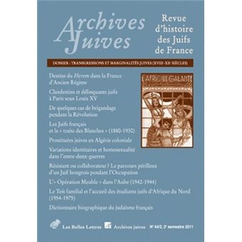 Archives Juives n°44/2