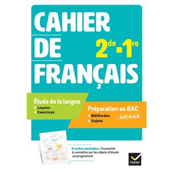 Cahier Français 2nde-1re cahier de l'élève