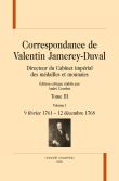 Correspondance de Valentin Jamerey-Duval