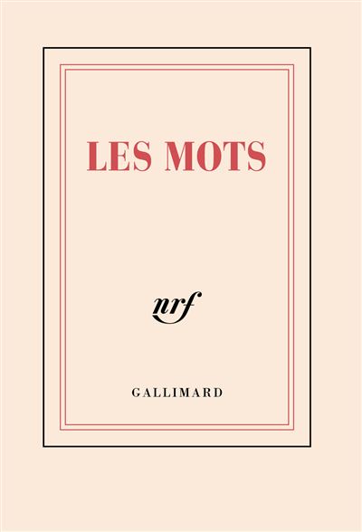 Carnet poche ligne Les Mots