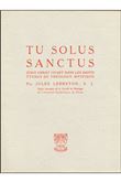 Tu solus sanctus