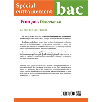 Dissertation Français - Seconde et Première toutes séries