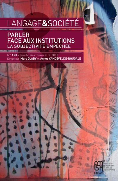 Parler face aux institutions -  Collectif - broché
