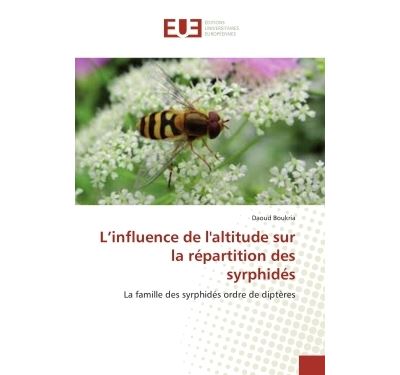L'influence de l'altitude sur la repartition des syrphides