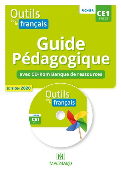 Outils pour le Français CE1 (2020) - Banque de ressources du fichier sur CD-Rom avec guide pédagogique papier - Sylvie Aminta - Livre CD-ROM