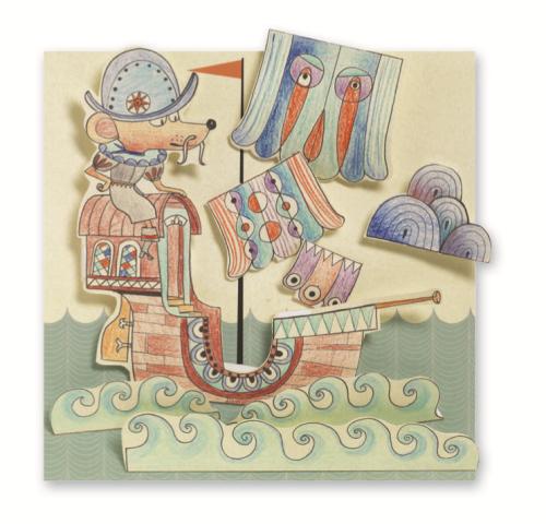 Coloriage Explorateurs Djeco