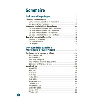 Calendrier Des Lunes 2023 Pour Jardiner Réussir Son Potager Avec La Lune 2022-2023 - Broché - Thérèse Tredoulat -  Achat Livre | Fnac